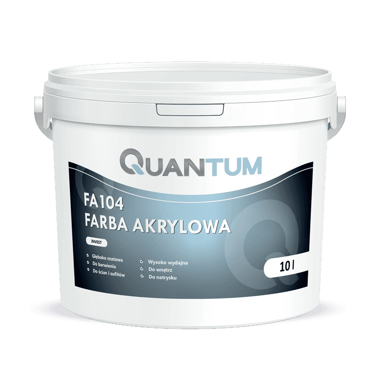QUANTUM FA104 Farba Akrylowa Invest 10L 