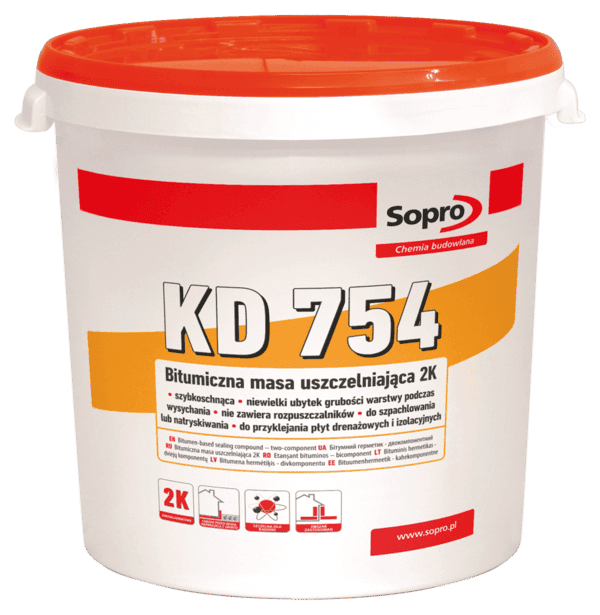 Sopro KDT 754 masa bitumiczna 2K 30 L