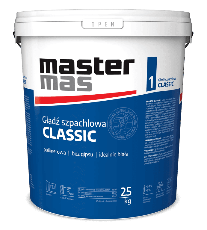 Mastermas Classic gładź szpachlowa 5 kg