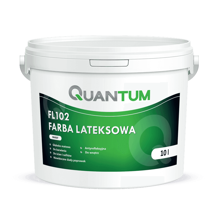 QUANTUM FL102 Farba Lateksowa Invest 10L