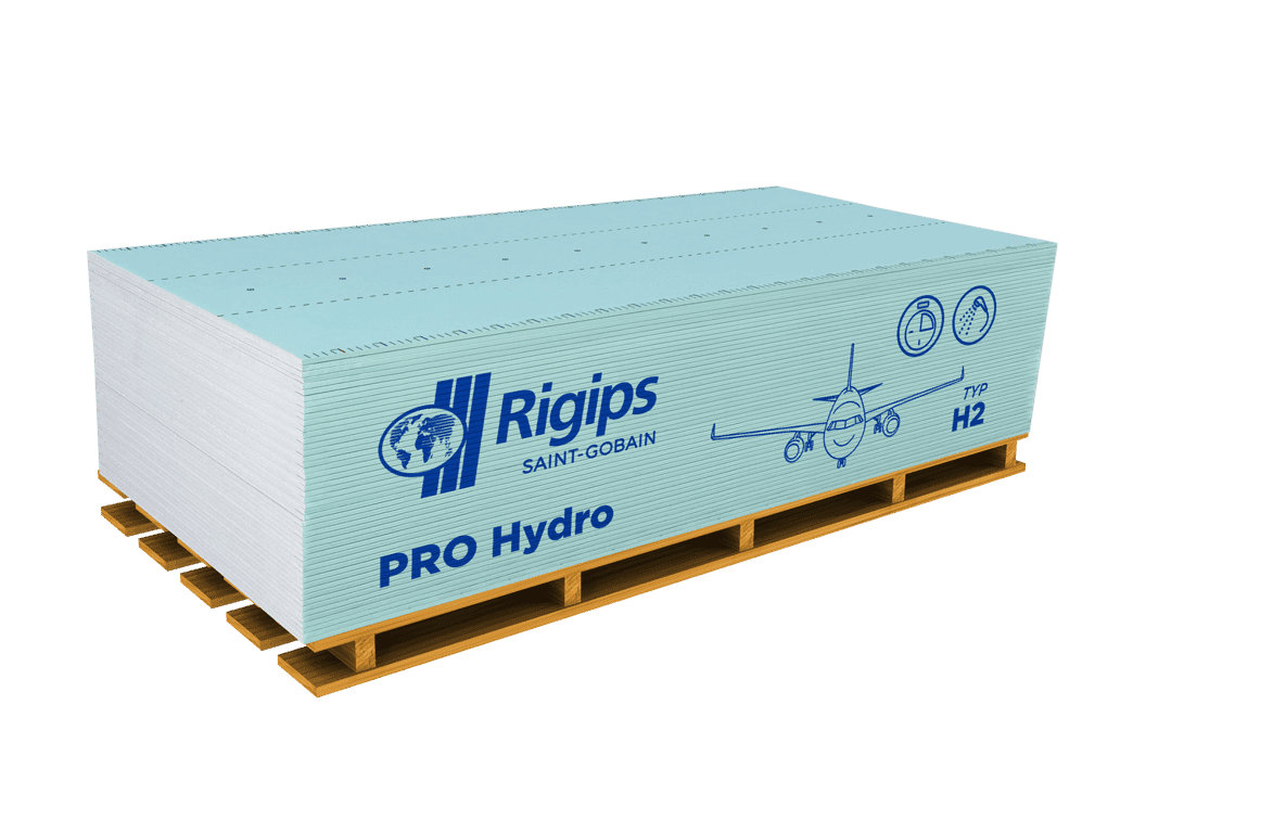 Płyta G-K Rigips PRO typ H2 GKBI 1200x2600x12,5mm