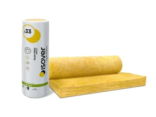 Wełna mineralna Isover SuperMata 10cm ?D = 0,033 W/mK rolka-5,4 m2